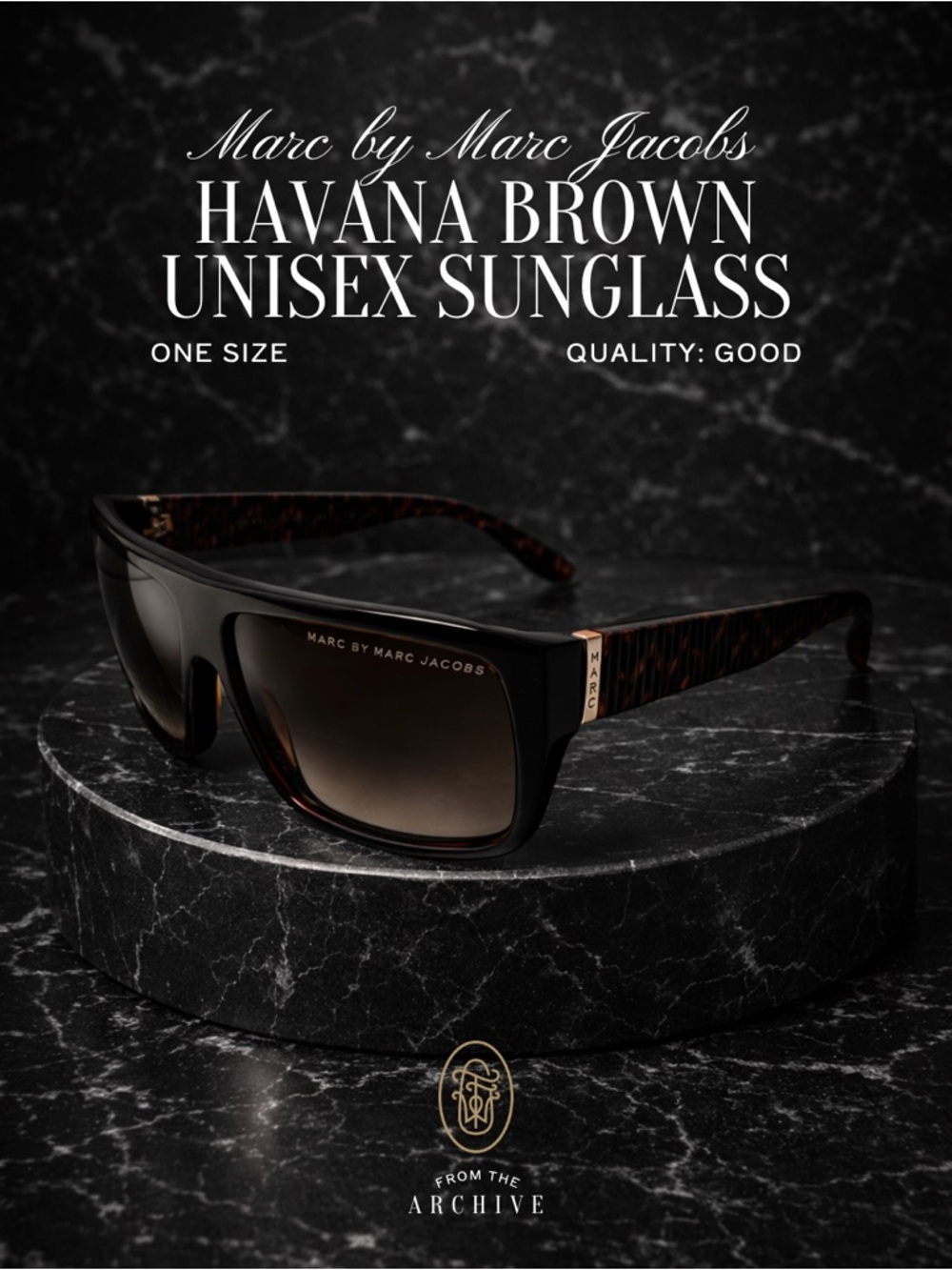Marc Jacobs Sunglass | Unisex | Havana Brown